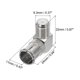 thumbnail image 2 of Conector Coaxial en Ángulo Recto Uxcell Empuje Rápido de Macho F a Hembra F Adaptador 75 Ohm Cable Coaxial Impermeable 3 Piezas, 2 of 6