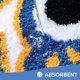thumbnail image 5 of Alfombra de baño Feblilac 45x85 cm Azul con pez koi antideslizante, 5 of 8