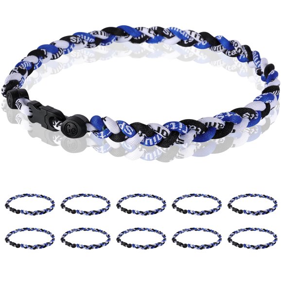 Collar Midtatus 46 cm Pack de 12 Azul-Negro-Blanco