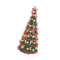 Bothyi - Árbol De Navidad Plegable, Árbol De Navidad Artificial Para Decoración De Fiestas En El Salón, 120 Cm