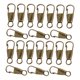 thumbnail image 3 of 20 Piezas Tirador De Cremallera Desmontable Para Abrigo Botas 4 Colores Clip Color Cobre, 3 of 5