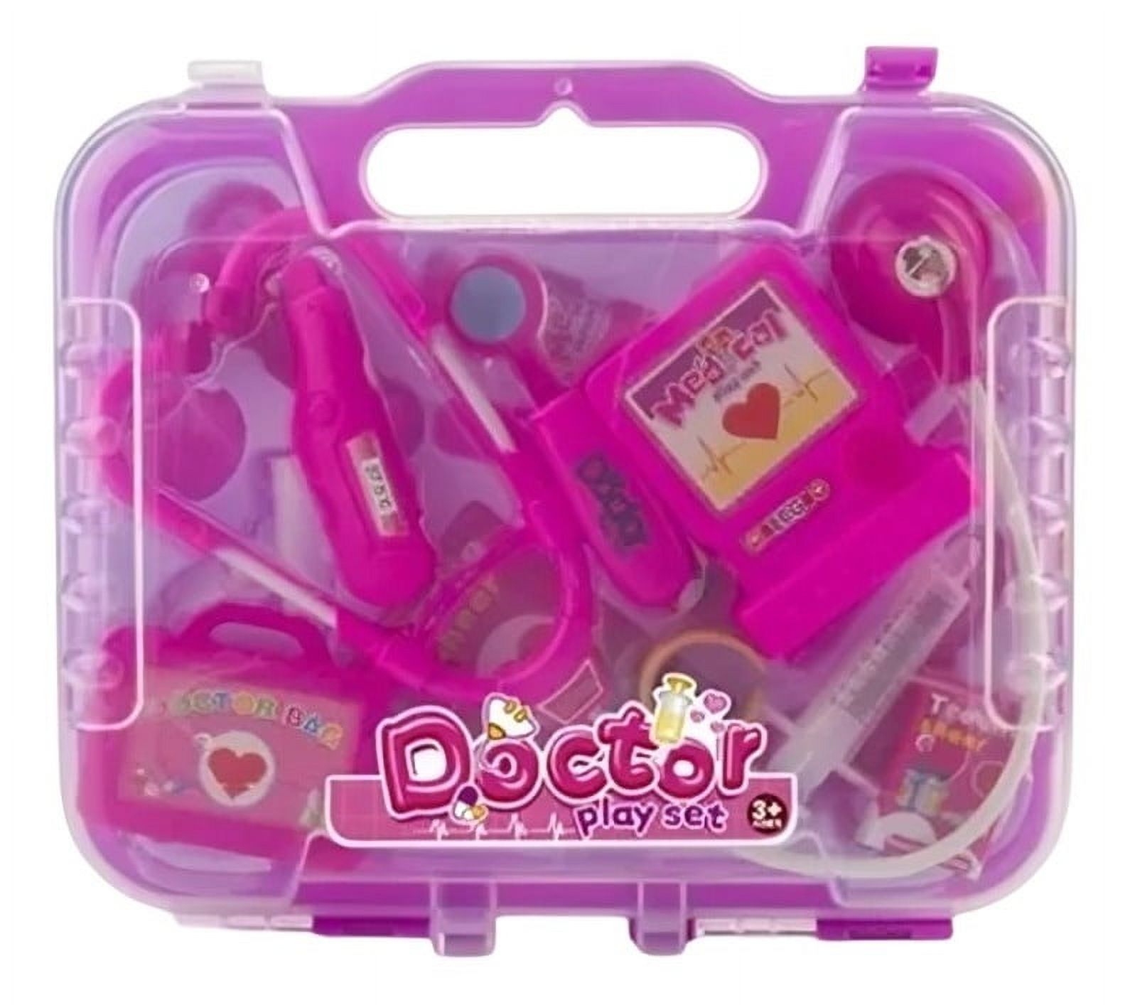 Genérico - Maleta Doctor Rosada 19Pcs 25Cm X 6.5Cm X 29 Cm