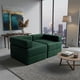 thumbnail image 1 of Sofa Cama Arkos Dos Cuerpos En Felpa Verde, 1 of 3
