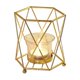 thumbnail image 5 of Portavelas De Cristal Tealight Candlestick Vela Votiva Oro 10x9x11cm, 5 of 5