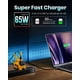 thumbnail image 3 of Cargador GravaStar Alpha65 Robot 65W USB C para iPhone Amarillo, 3 of 6