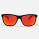 thumbnail image 1 of POLASUP GAFAS LENTES DE SOL Un par de gafas de sol de moda con recubrimiento negro mate y rojo, 1 of 6