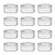 thumbnail image 1 of Frasco de plástico transparente vacío para almacenar cuentas con tapas de rosca redondeadas, 1 of 5