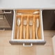 thumbnail image 5 of Organizador de cajones de cocina Umilife, bandeja de bambú para cubiertos de 23 cm, 5 of 6