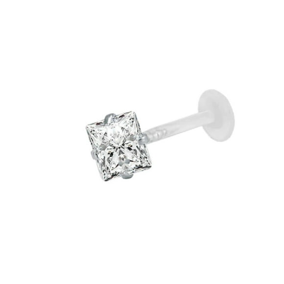Piercing labret monroe cartílago nariz boca oreja figura cuadrado