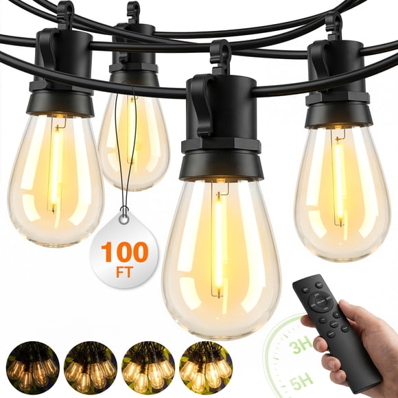 Guirnalda De Luces Led Para Exteriores 100 M Para Patio Impermeables