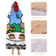 thumbnail image 4 of Keroppi: Rana Manta Capa con Capucha Anti-Bolitas, Manta de Lana Ártica Suave, Manta Portátil de Felpa Ligera y Lujosa, Poncho para Siesta en Casa y Oficina, 100*130cm, 4 of 6