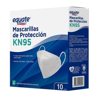 Mascarilla De Proteccion Kn 95 10 Un Equate