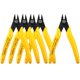 thumbnail image 1 of Alicates HongWay 13 cm Amarillos Cortadores Micro Flush 5 uds, 1 of 7