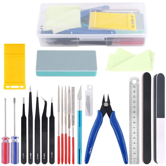 Set de manualidades Modeler Basic Tools, kit de construcción para pasatiempos, 21 piezas, Rustark