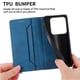 thumbnail image 4 of Funda tipo cartera con bloqueo RFID para Xiaomi 14 Pro Con tapa abatible, portatarjetas, cierre magnético, TPU y soporte Azul, 4 of 6