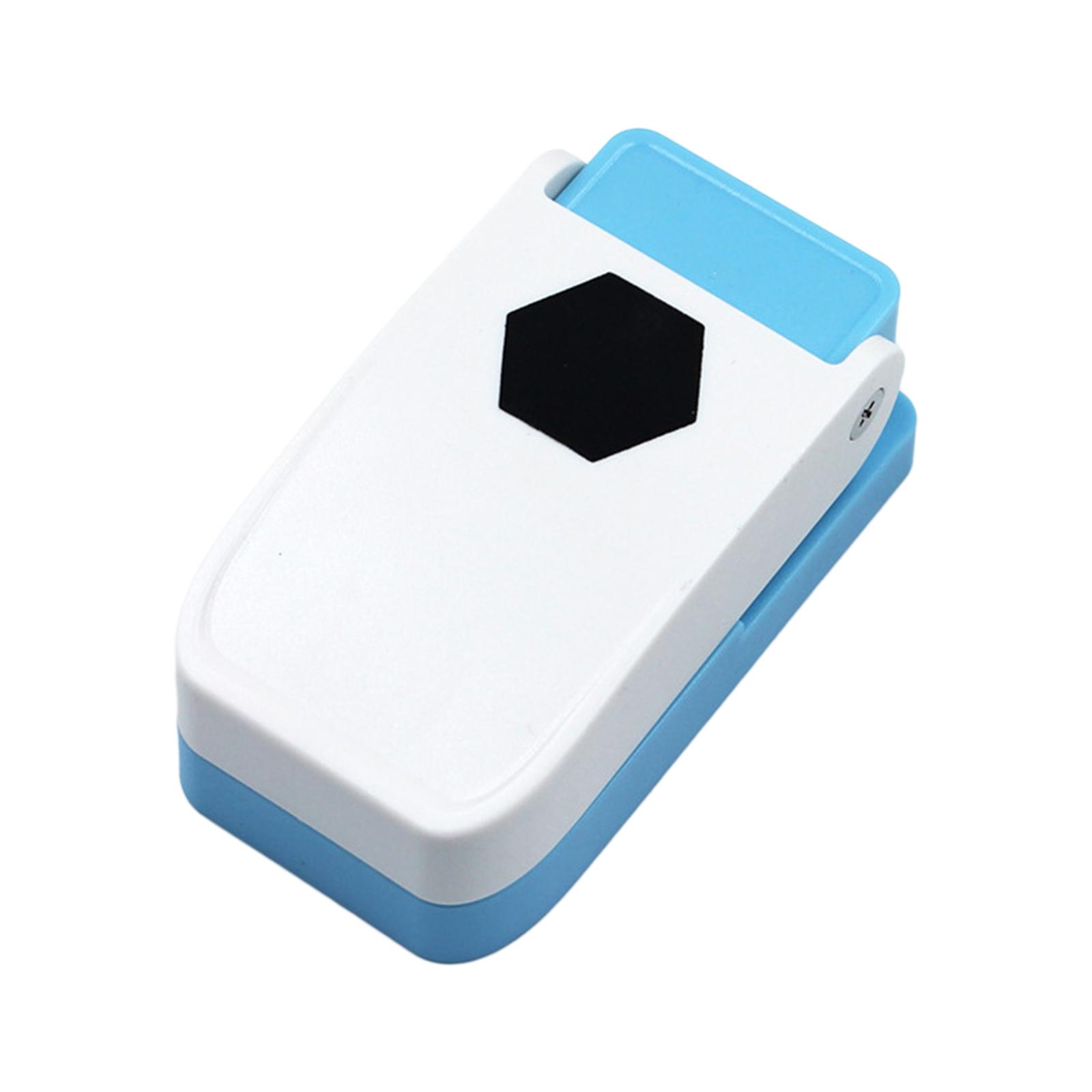Magideal - Perforadora De Papel Para Álbum De Recortes, Perforadora De Papel Con Forma De Perforadora, Suministros Para Manualidades, Tarjetas De Felicitación , Hexágono