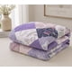 thumbnail image 3 of Quilt de Verano 1,5 Plazas Floral 654 Morado, 3 of 3