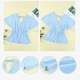 thumbnail image 4 of Blusas peplum para mujer de Joefnel, camisas babydoll, blusas de verano, tops con volantes para mujer, top peplum, 4 of 5