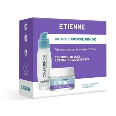 Collagen Q10 Día 50G + Contorno De Ojos 15G 65 Ml Etienne