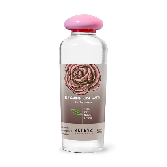 Tónico facial Alteya Organics Rose Water 500 ml sin BPA