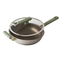 Magideal - Sartén Antiadherente Sartén Para Tortillas Utensilios De Cocina Sartén Antiadherente Para Saltear Al Aire Libre Camping Desayuno En Casa Huevos , 34 34 Cm