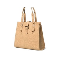 Cartera Tote Sharo Corcho Natural Mujer
