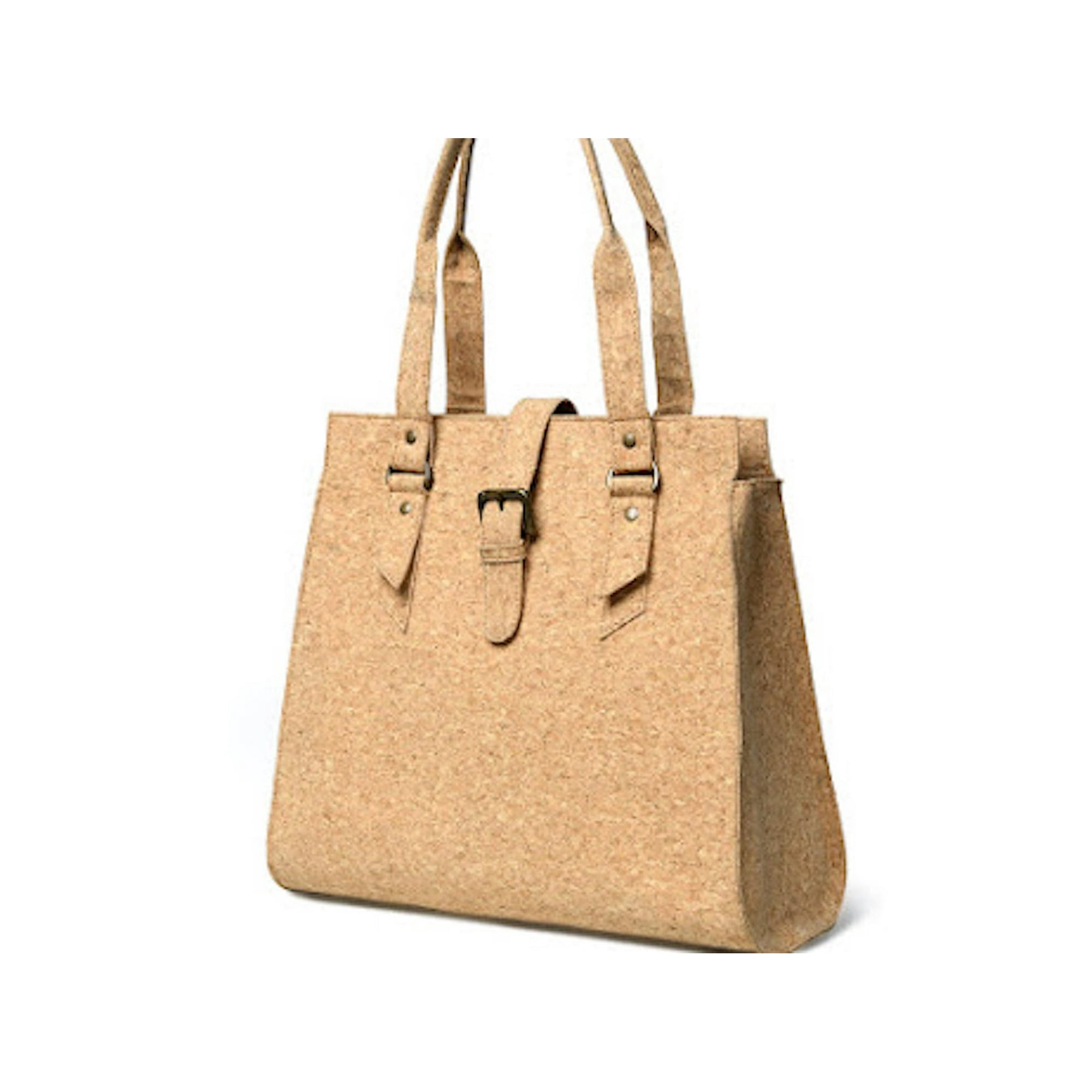 Cartera Tote Sharo Corcho Natural Mujer