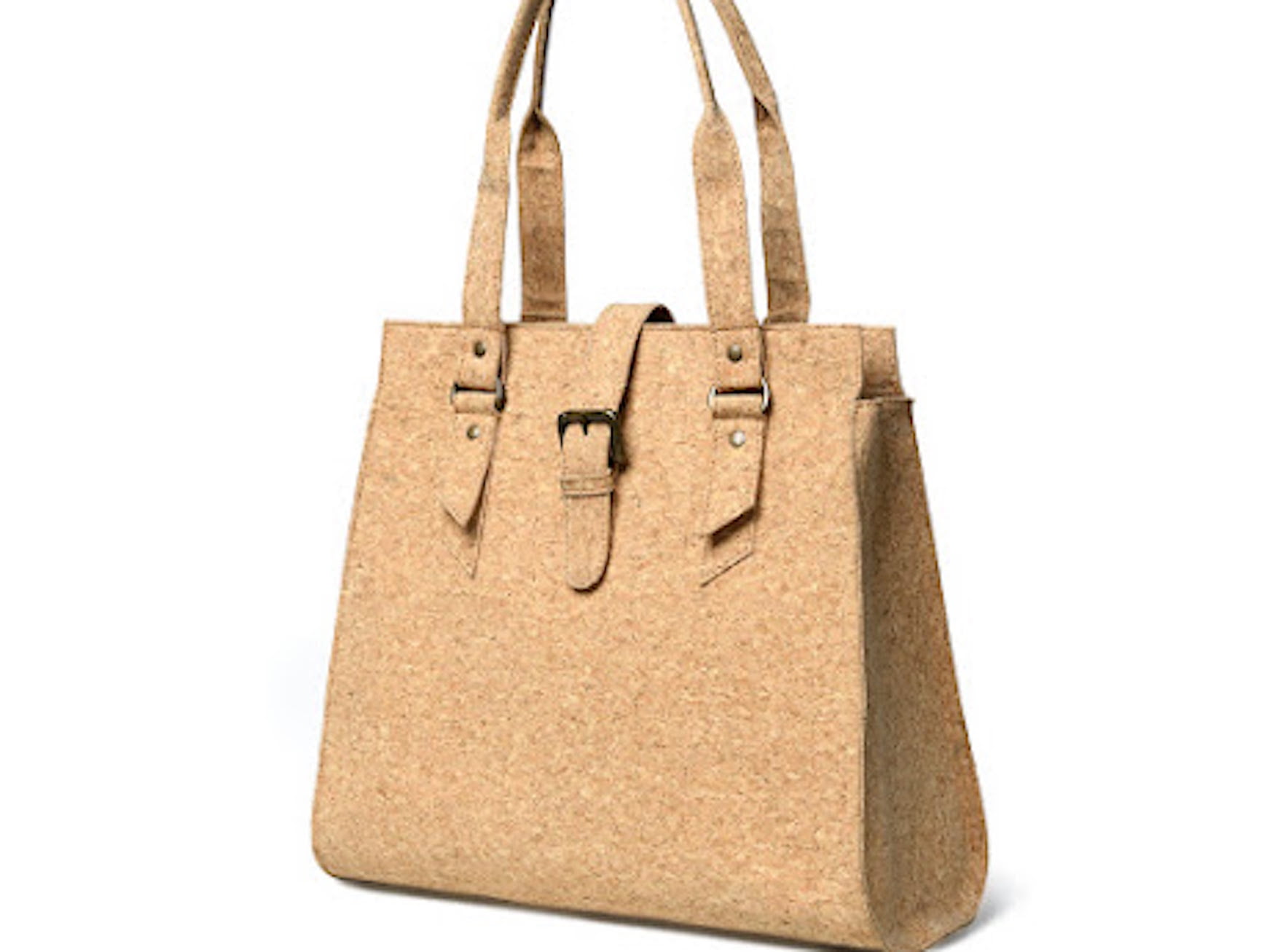 Cartera Tote Sharo Corcho Natural Mujer