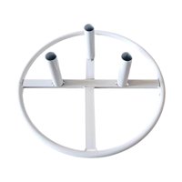 Magideal - Flores De La Base Del Soporte Del Poste De Flores Flores Que Caen En El Suelo Centros De Mesa Multipropósito De Metal Resistente Para La Decoración De Blanco