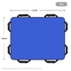 thumbnail image 2 of Mejorar la comodidad de posicionamiento de la almohadilla de la cama de tamaño medio 120 * 100 cm con manijas reforzadas lavables tablero de transferencia impermeable para girar, inconvenien, 2 of 3