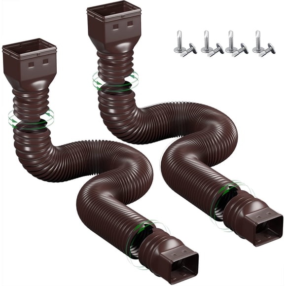 Extensiones Flexibles Para Bajante De Canaleta De 53 173 Cm