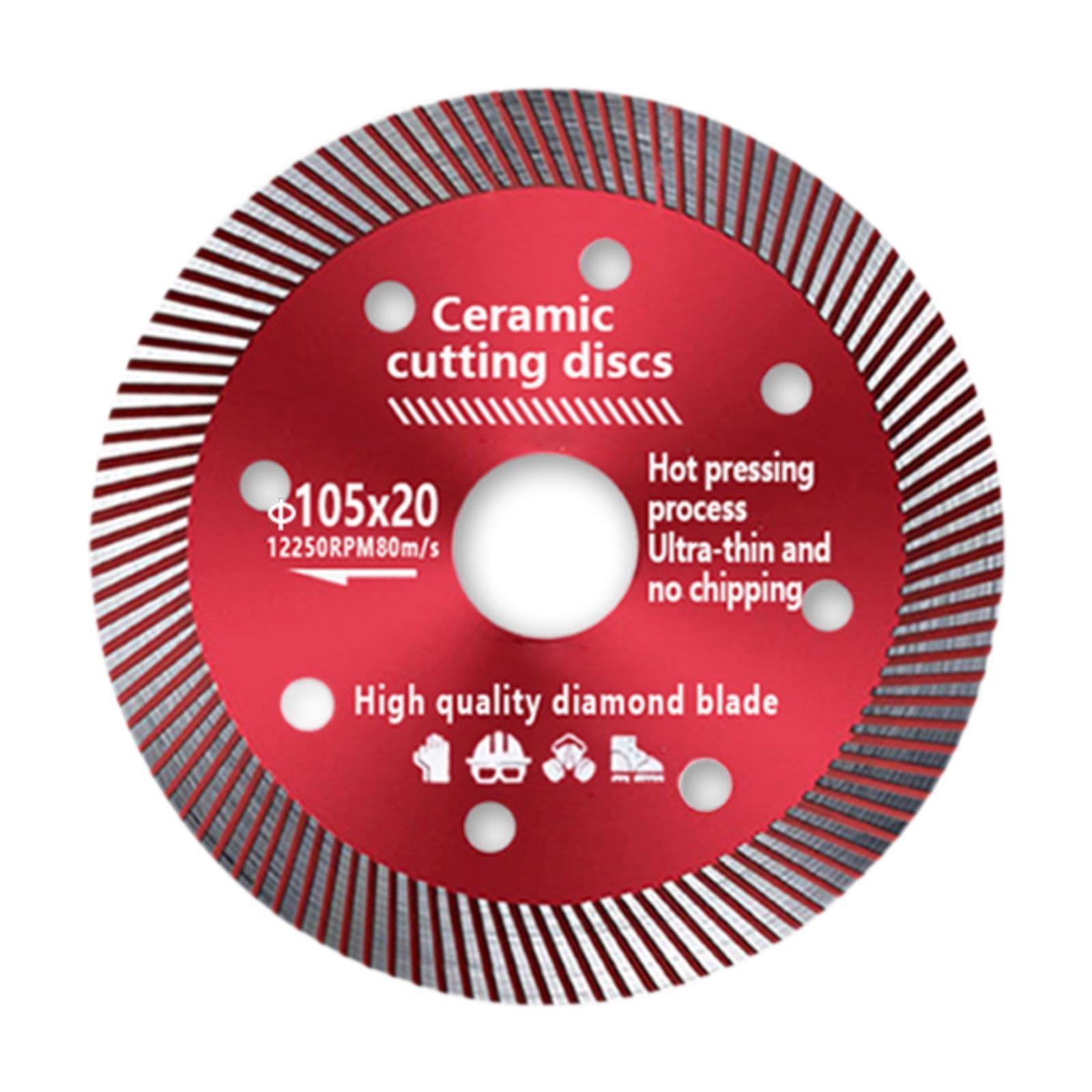 Ioensy - Disco De Corte Con Orificio Interior, Accesorio De Amoladora Angular De 20 Mm Para Cerámica De Vidrio, Rojo Jade