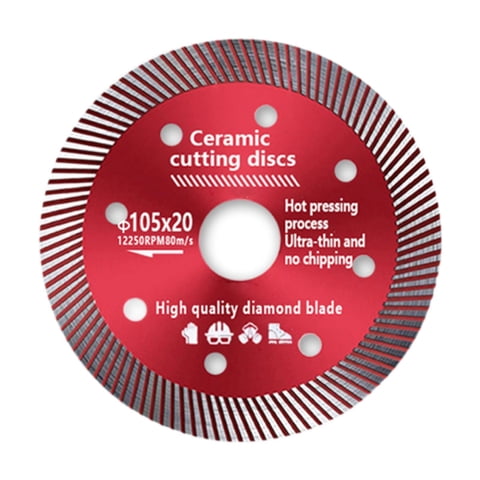 Ioensy - Disco De Corte Con Orificio Interior, Accesorio De Amoladora Angular De 20 Mm Para Cerámica De Vidrio, Rojo Jade