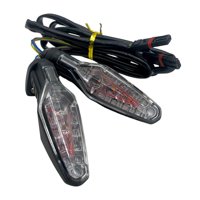 Magideal - 2 Piezas De Luz Trasera Led Para Motocicleta, Luz De Freno Y Marcha, Piezas De Reparación, Lámpara De Señal De De Freno Resistente Para R1250Gs