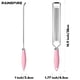 thumbnail image 2 of Rallador Zester Rainspire de Acero Inoxidable con Mango Rosa, 2 of 7