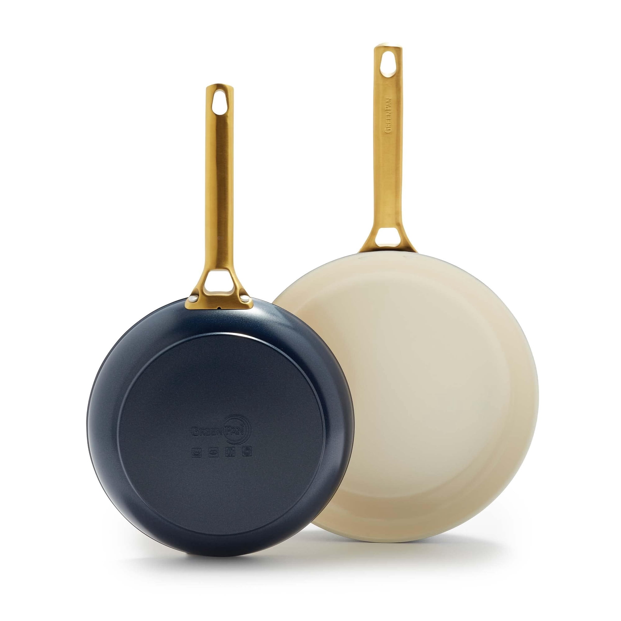 Juego De Sartenes Greenpan, Cerámica Anodizada Dura, 10 Cm, 12 Cm