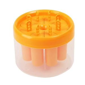 Genérico - Moldes Para Helados Con Palitos Suministros Para Fiestas De Verano De Fácil Liberación Moldes Para Paletas Naranja