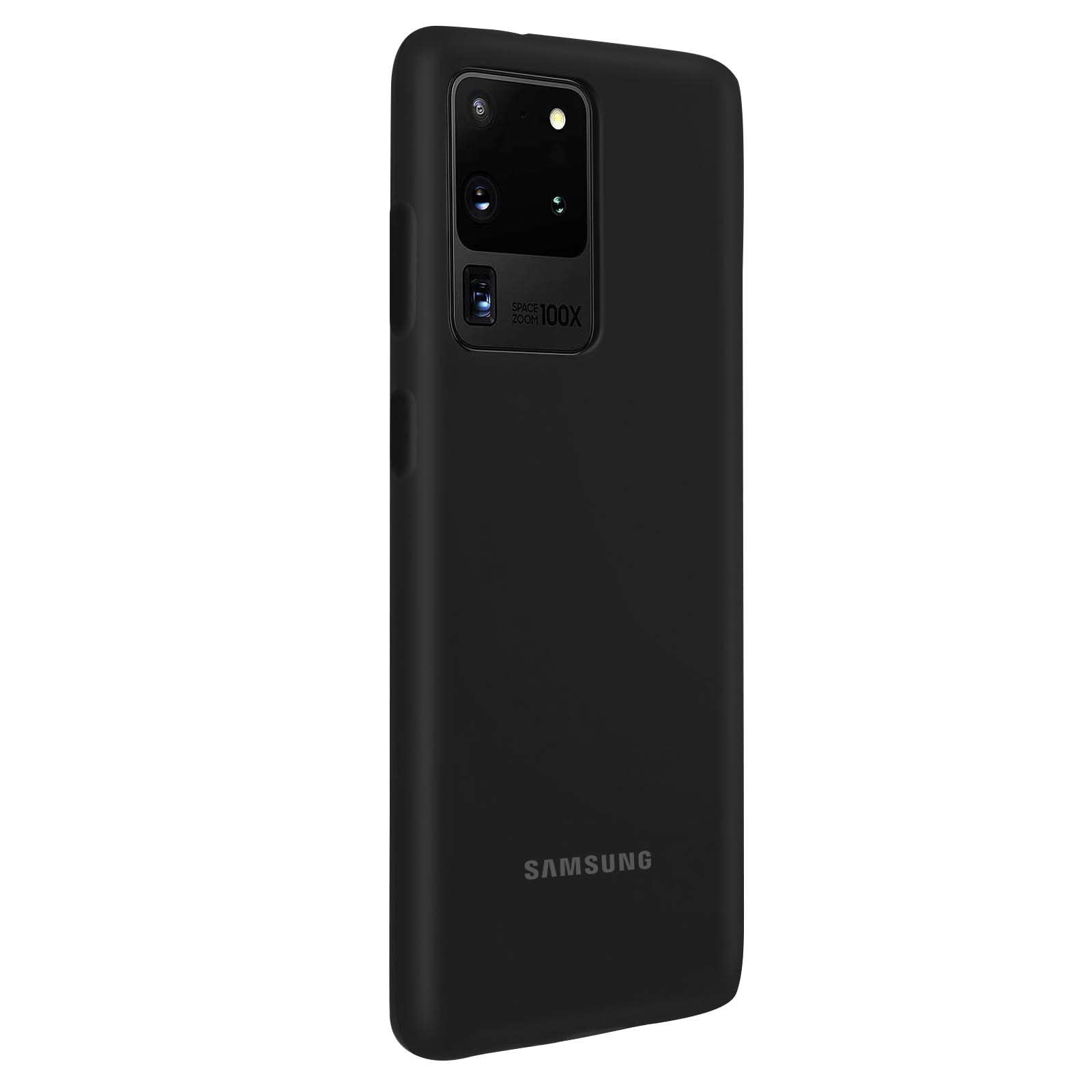 Funda Para Samsung Galaxy S20 Ultra 5g De Silicona Negra