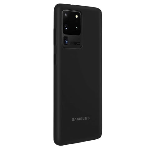 Funda Para Samsung Galaxy S20 Ultra 5G De Silicona Negra