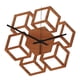 thumbnail image 1 of Reloj Para Colgar En La Pared, Reloj De Pared 3D De Madera Para Sala De Estar, Escuela, Hotel, Bar, Cuadrado, 1 of 3