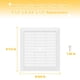 thumbnail image 2 of Rejilla/tapa de repuesto para ventilador de baño G686N, compatible con modelos Broan-NuTone 686, cubierta blanca resistente para extractor de aire (1 unidad), 2 of 6