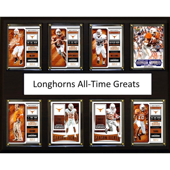 Placa C&I Collectables de la NCAA Texas Longhorns, la mejor de todos los tiempos