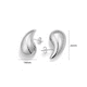 thumbnail image 4 of Aros Plata Estilo Gota Chunky 26 mm, 4 of 5