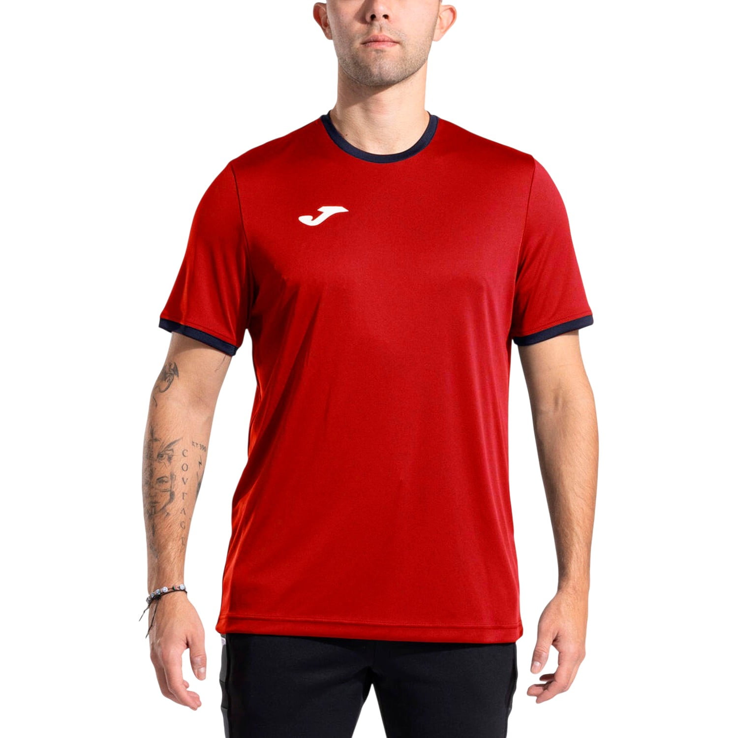Polera Deportiva Hombre Combi Premium Rojo Azul Joma