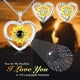 thumbnail image 2 of Set Conjunto Collar Aros Girasol Te Amo 100 Idiomas Mujer plateado Talla única, 2 of 6
