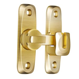 Bothyi - Pestillo De Cerradura De Puerta De Granero, Pestillo De Cerradura De Puerta Abatible Para Baño, Oficina, Hotel, Oro Brillante