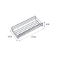 thumbnail image 3 of Organizador Ducha Repisa Metal Incluye Adhesivo Inoxidable, 3 of 3