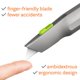 thumbnail image 2 of Cuchillo de Utilidad Slice con Cuchilla de Cerámica Retráctil y Seguridad, 2 of 8
