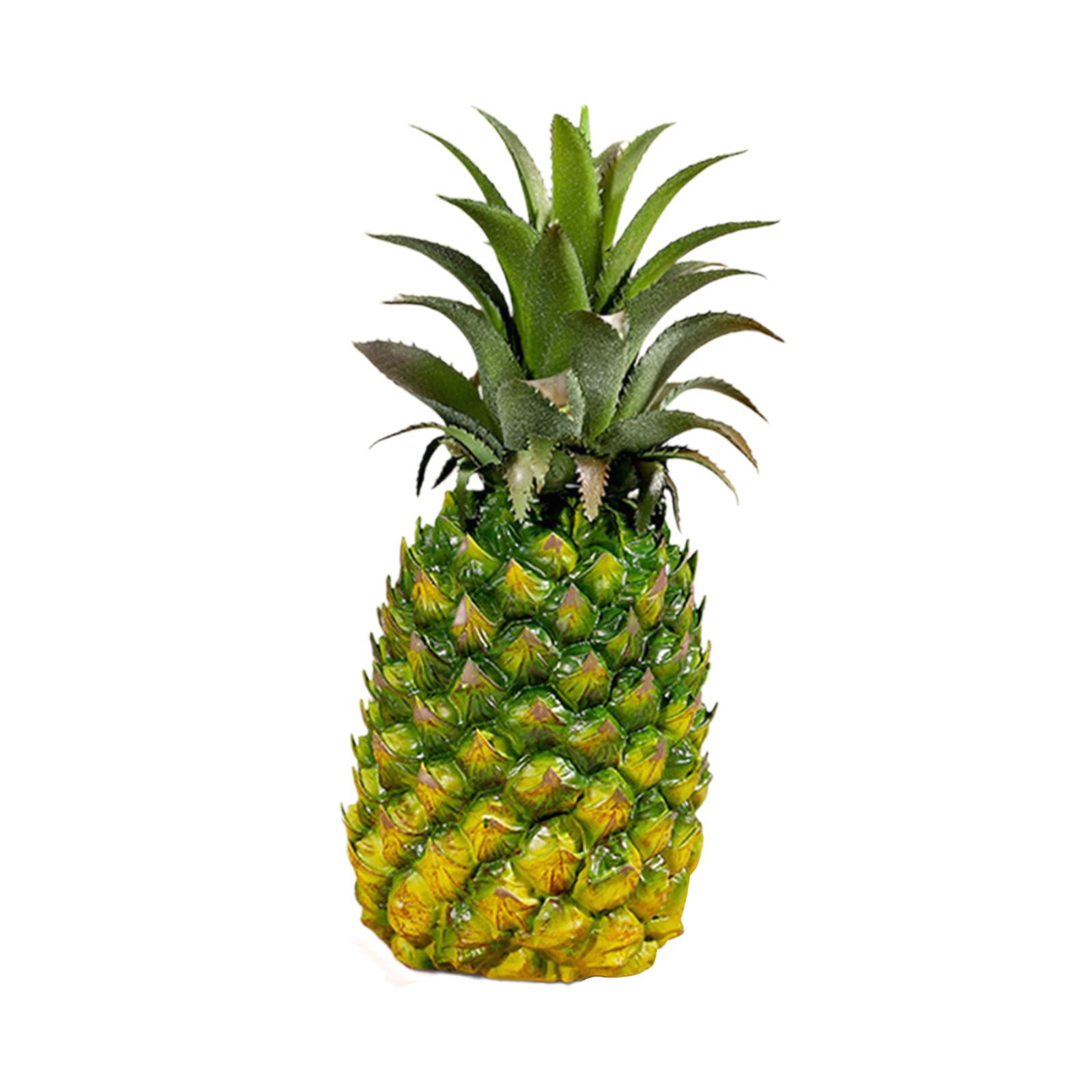 Magideal - Figurita De Piña Artificial, Decoración De Fruta Simulada, Decoración De Exhibición, Regalo, Modelo De Fruta Realista Para Dormitorio, Sala De Estar Y 10cmx24cm