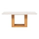 thumbnail image 5 of Mesa de Comedor Elegante Ariela Rectangular Blanca, 5 of 6